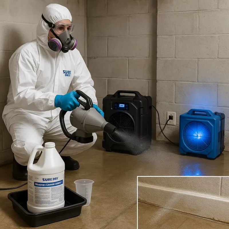 Sanitization and Odor Removal process in Janesville, MN
