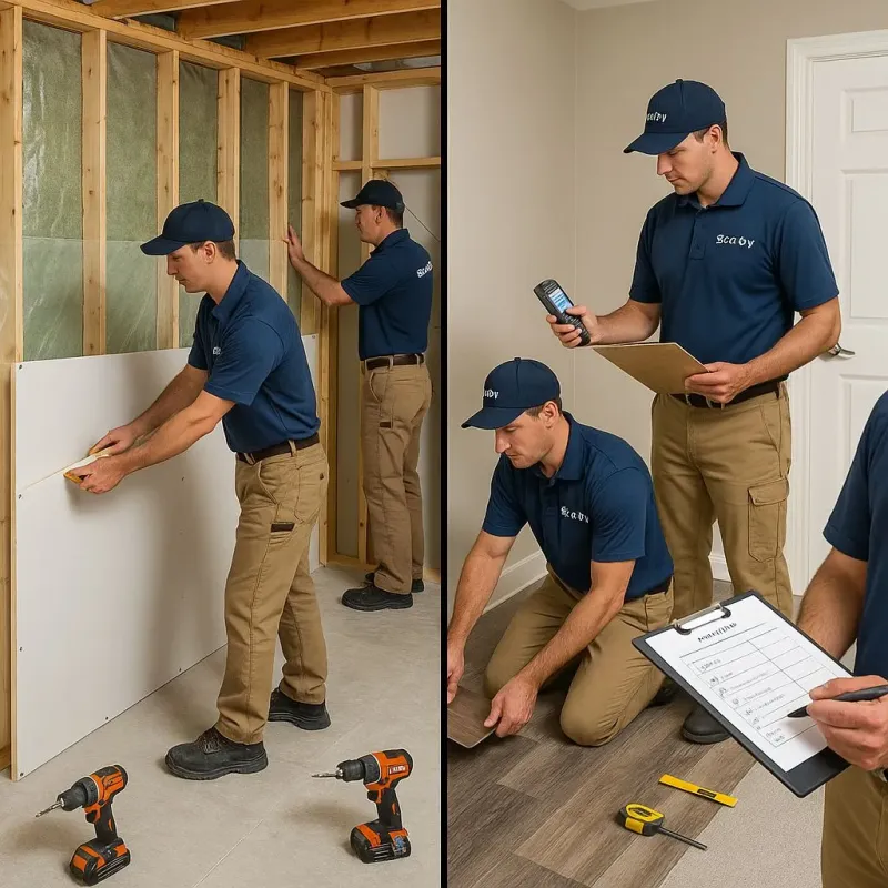 Repairs and Reconstruction process in Janesville, MN